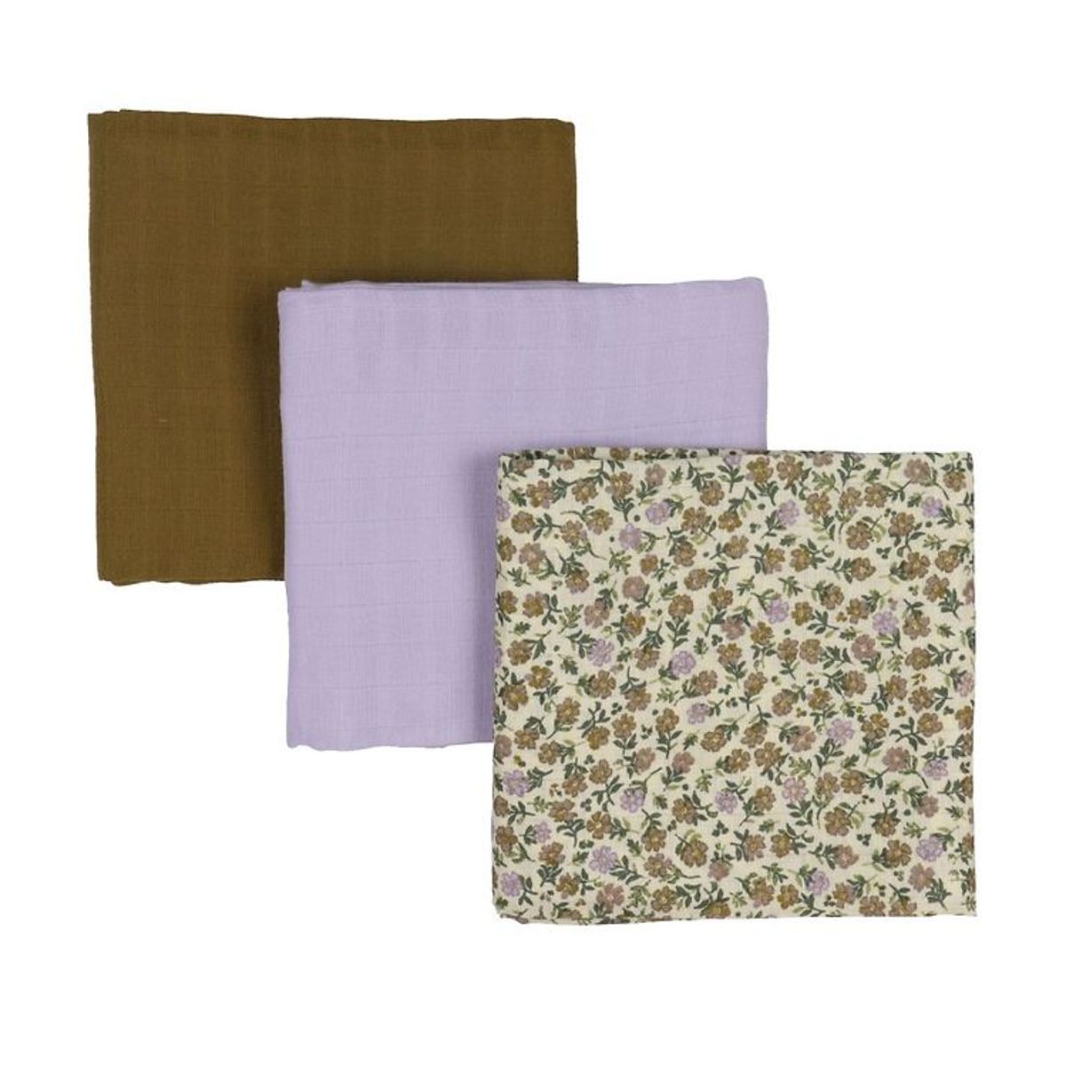 by KlipKlap Stofble - 3-pak - 70x60 - Flower Lilac/Lilac