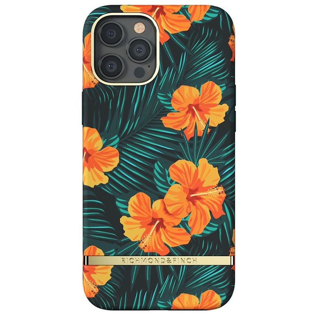 Richmond & Finch Cover - iPhone 12 Pro Max - Orange Hibiscus