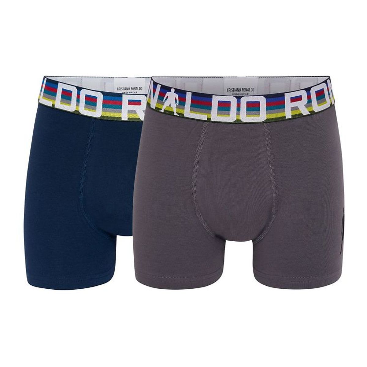 Ronaldo Boxershorts - 2-pak - Mørkegrå/Navy