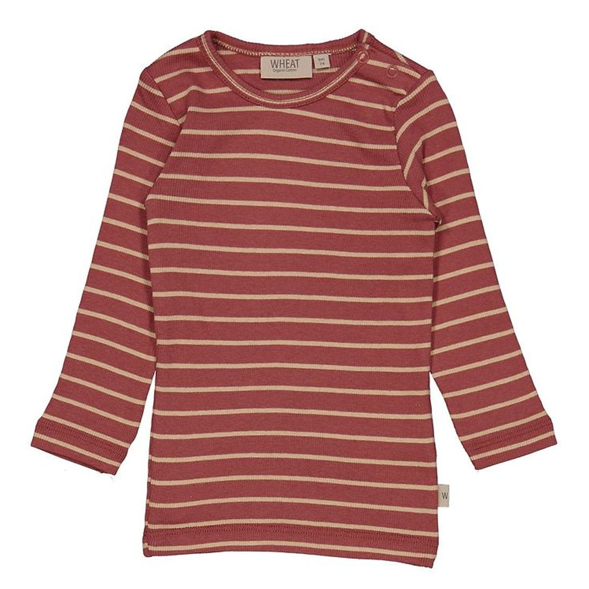 Wheat Bluse - Rib - Apple Butter Stripe