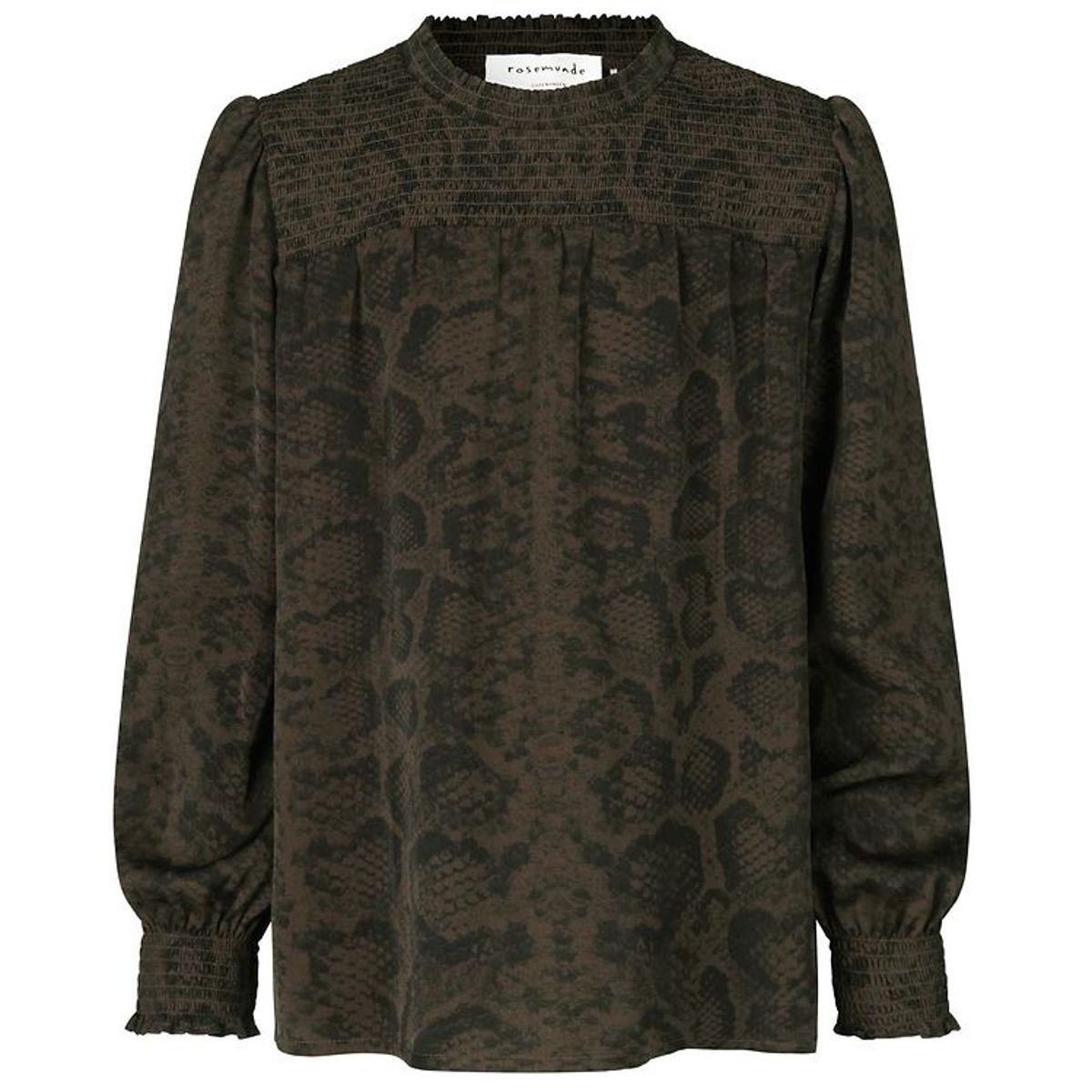 Rosemunde Bluse - Smoaked Oak Snake Print