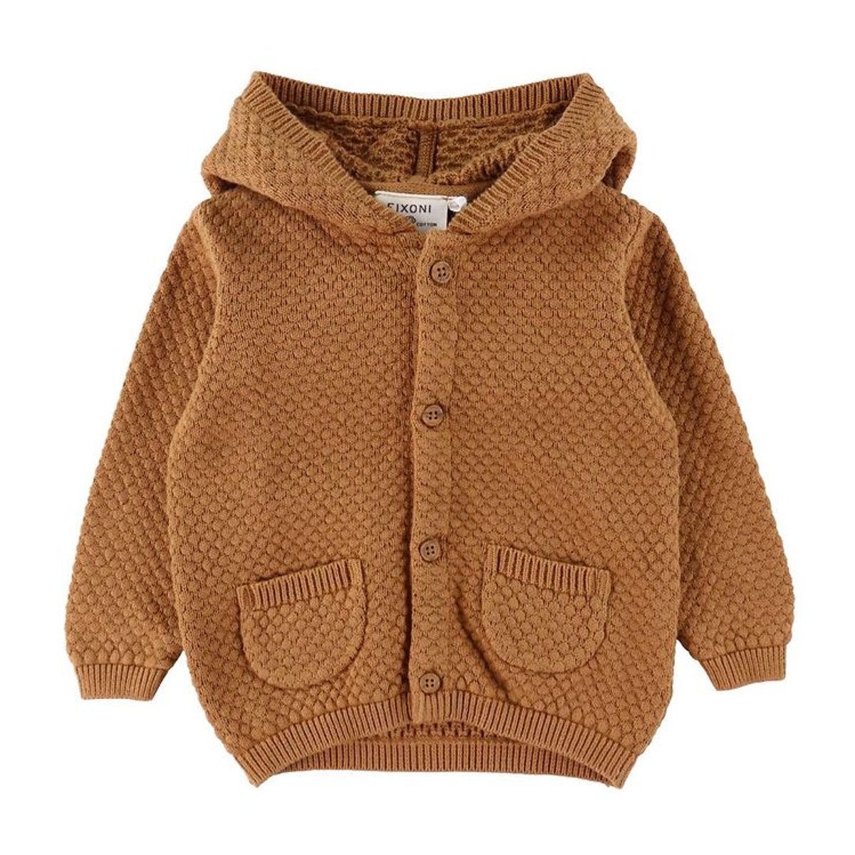 Fixoni Cardigan - Strik - Lion m. Ører