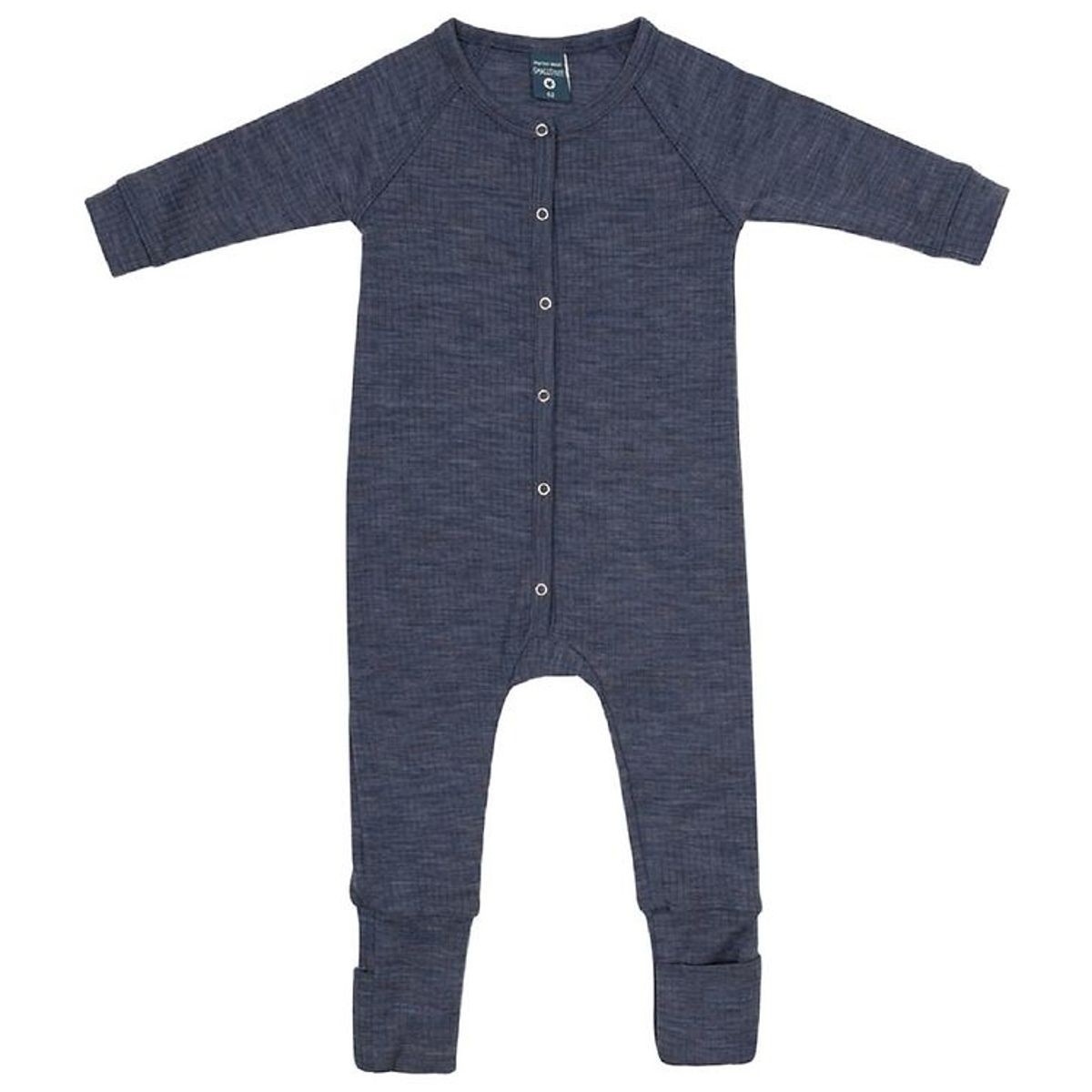 Smallstuff Natdragt - Uld - Denim Melange