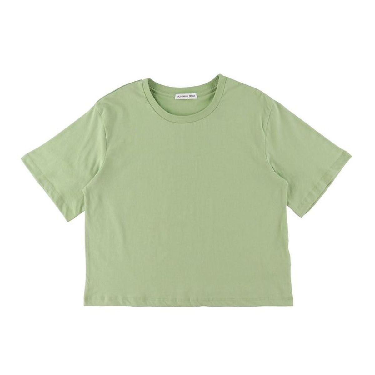 Designers Remix T-Shirt - Cropped - Stanly - Matcha Green