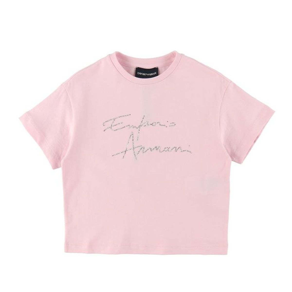 Emporio Armani T-Shirt - Rosa m. Sølv/Similisten