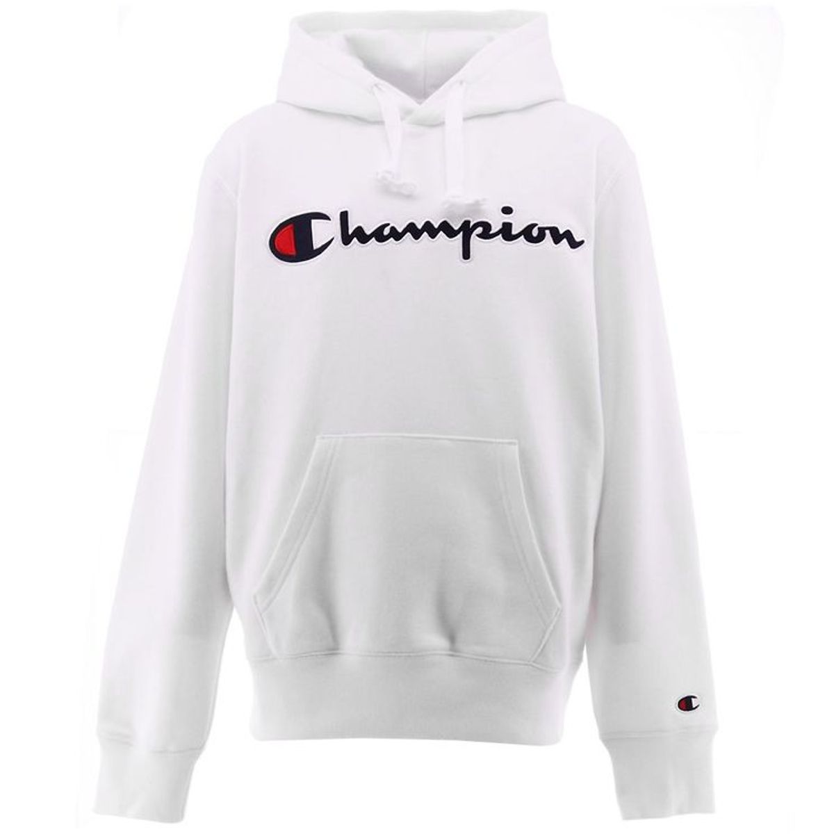 Champion Fashion Hættetrøje - Hvid m Logo