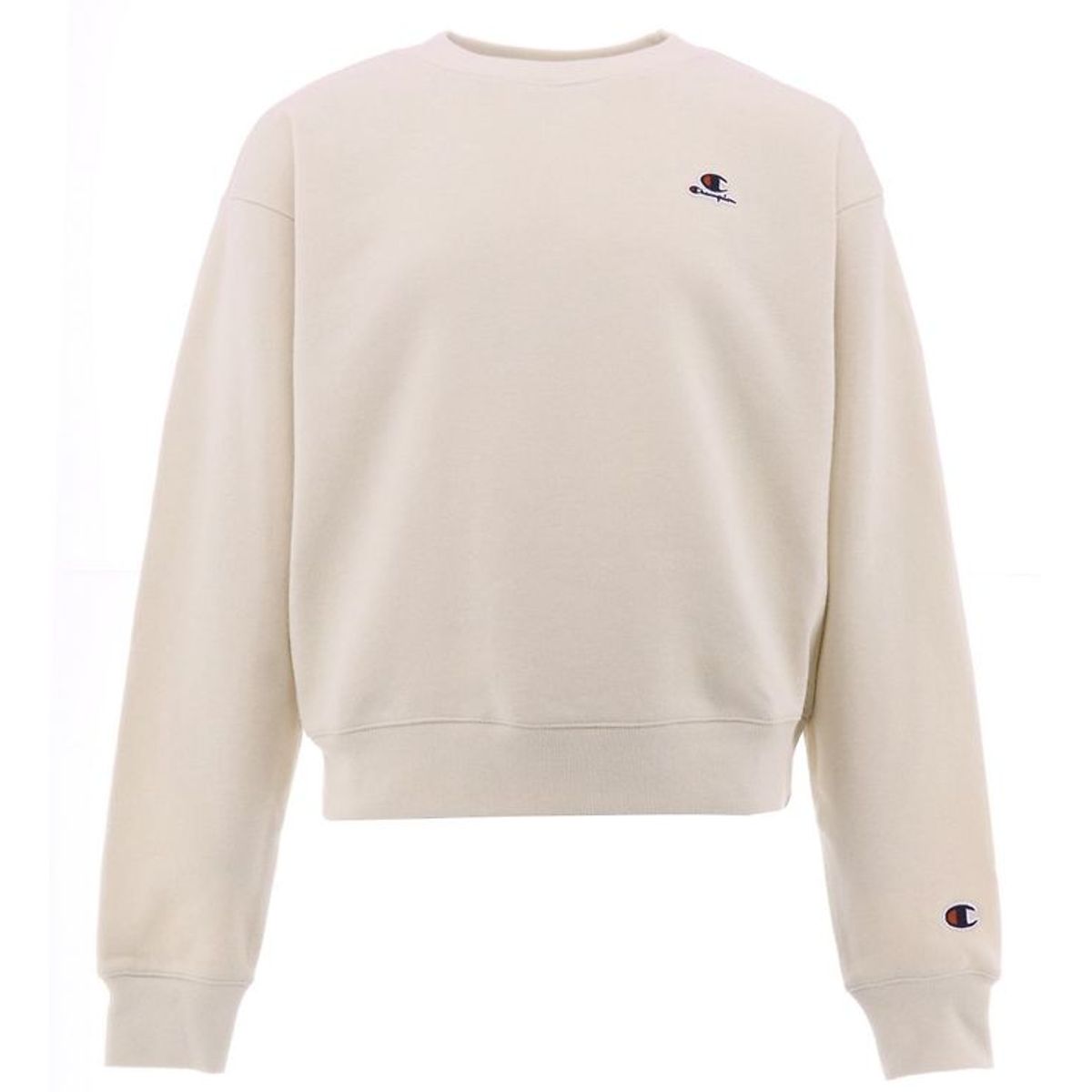 Champion Fashion Sweatshirt - Beige m. Logo