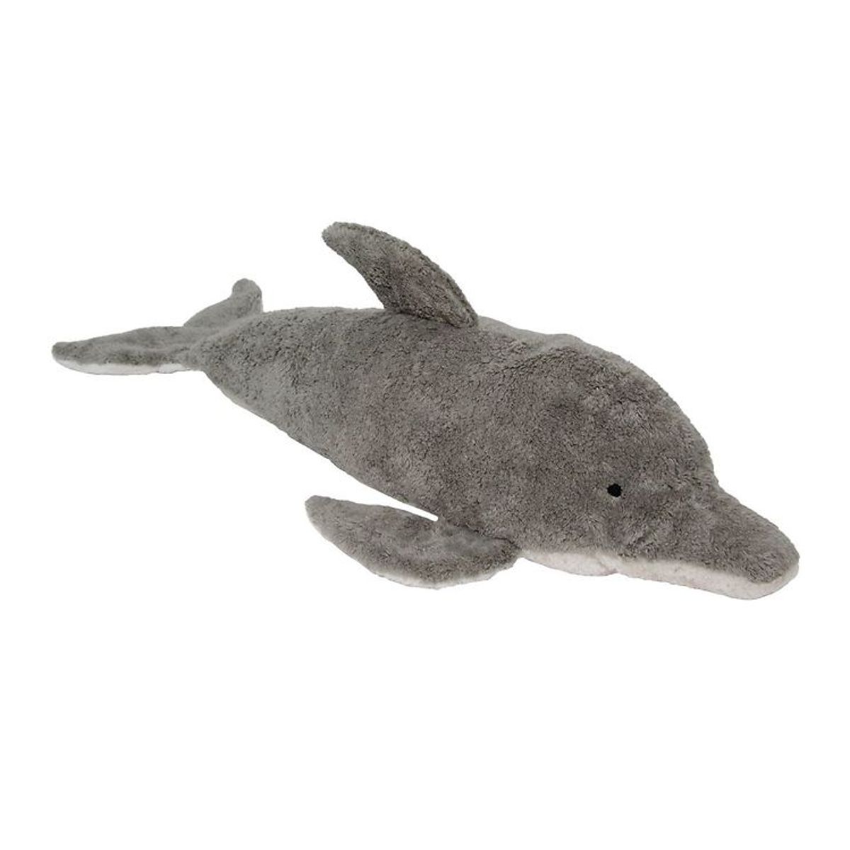 Senger Naturwelt Varmepude - Stor - 66 cm - Delfin - Grå/Hvid