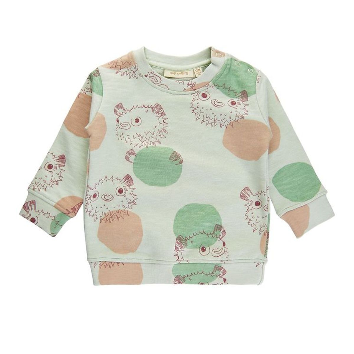 Soft Gallery Sweatshirt - Buzz Puffer - Pale Aqua