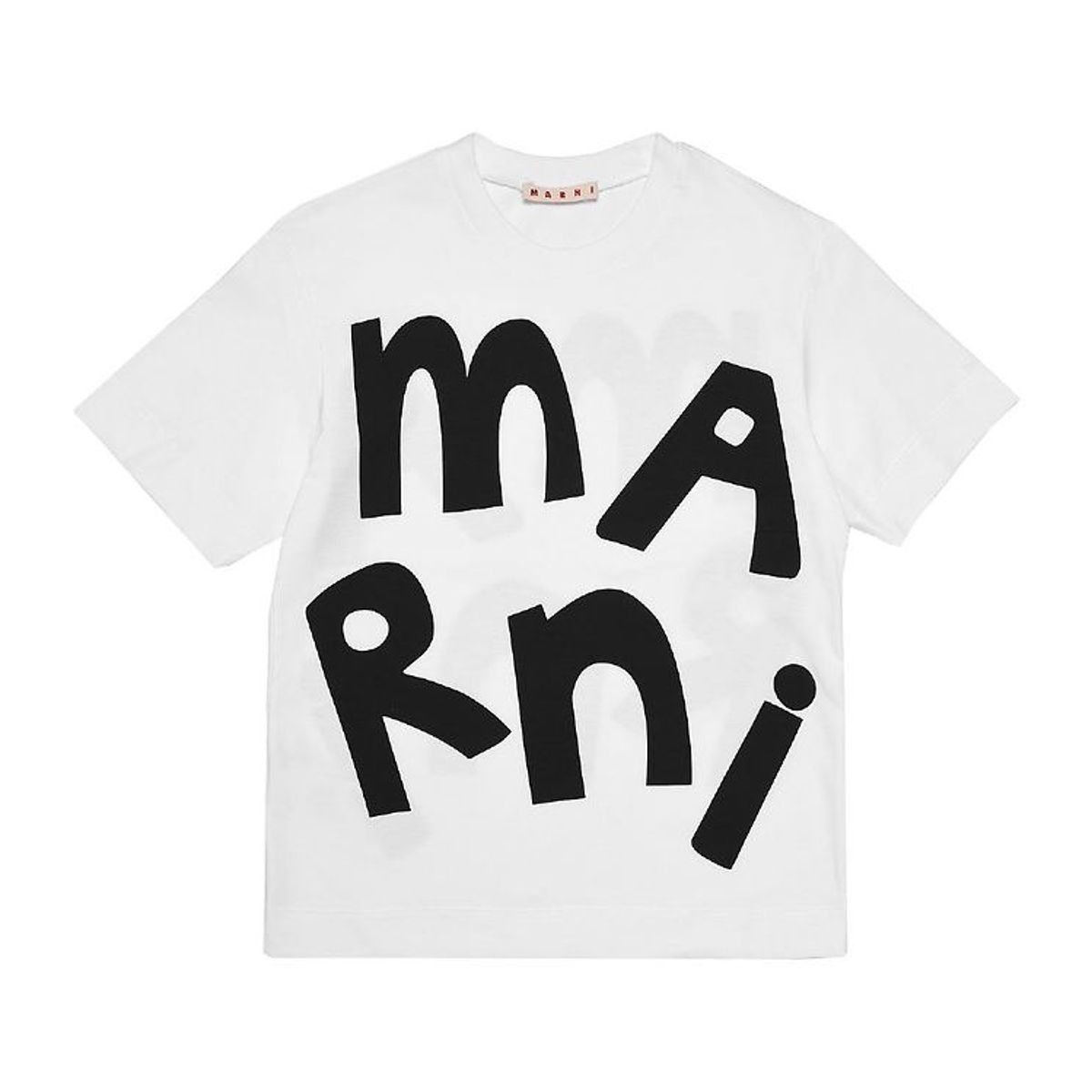 Marni T-shirt - Hvid m. Sort