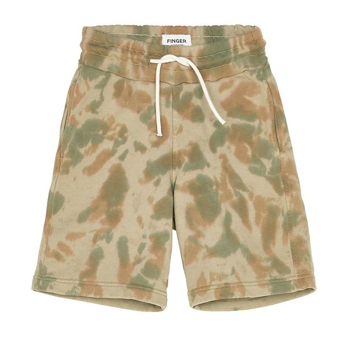 Finger In The Nose Sweatshorts - Dunk - Khaki Tie & Dye