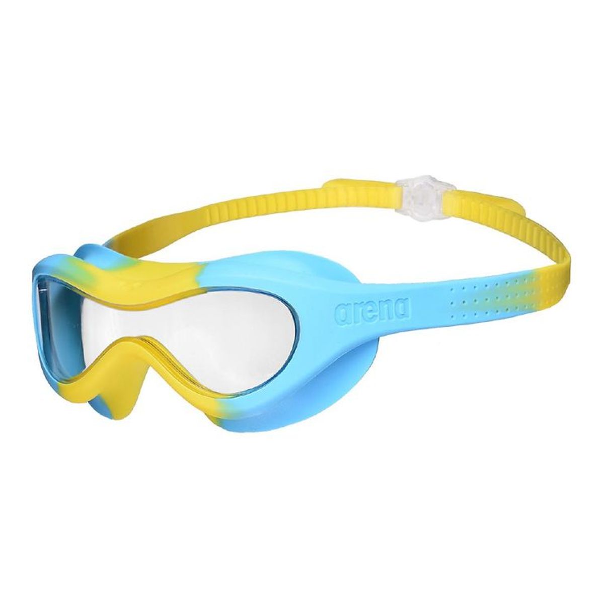 Arena Svømmebriller - Spider Kids Mask - Clear Yellow/Lightblue