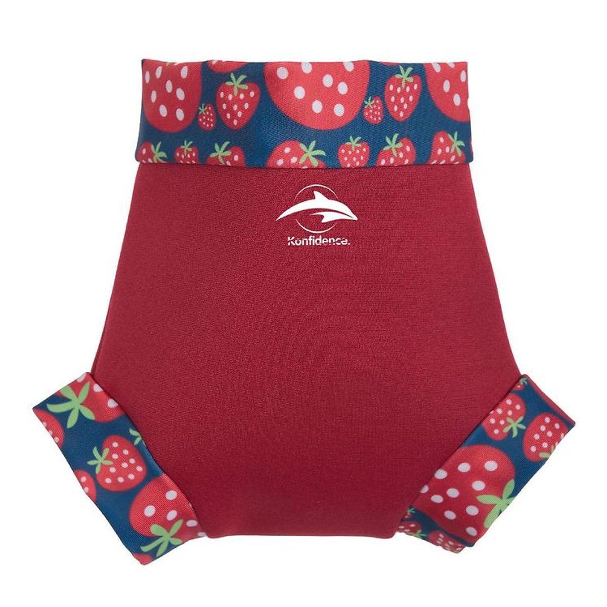 Konfidence Blebadebukser - UV50+ - Nappy E-flex - Strawberry