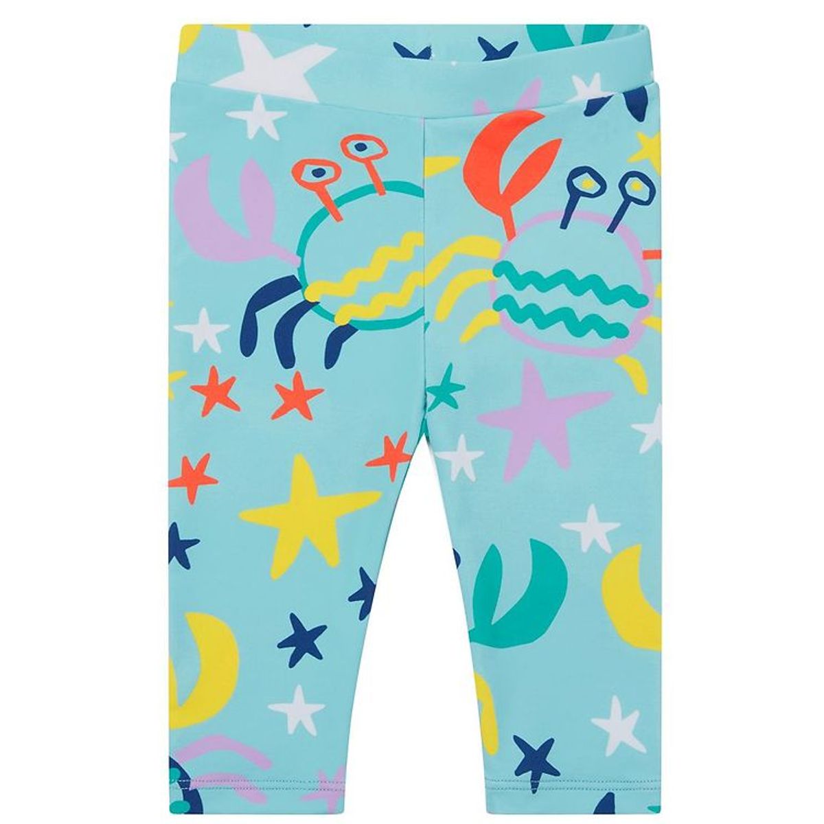 Stella McCartney Kids Badeleggings - UV50+ - Lyseblå m. Print