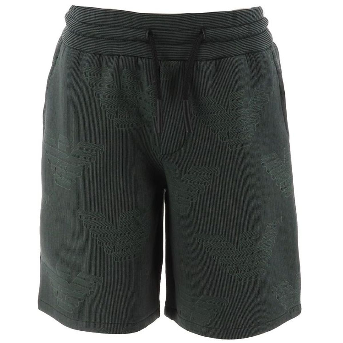 Emporio Armani Shorts - Grønstribet m. Logoer