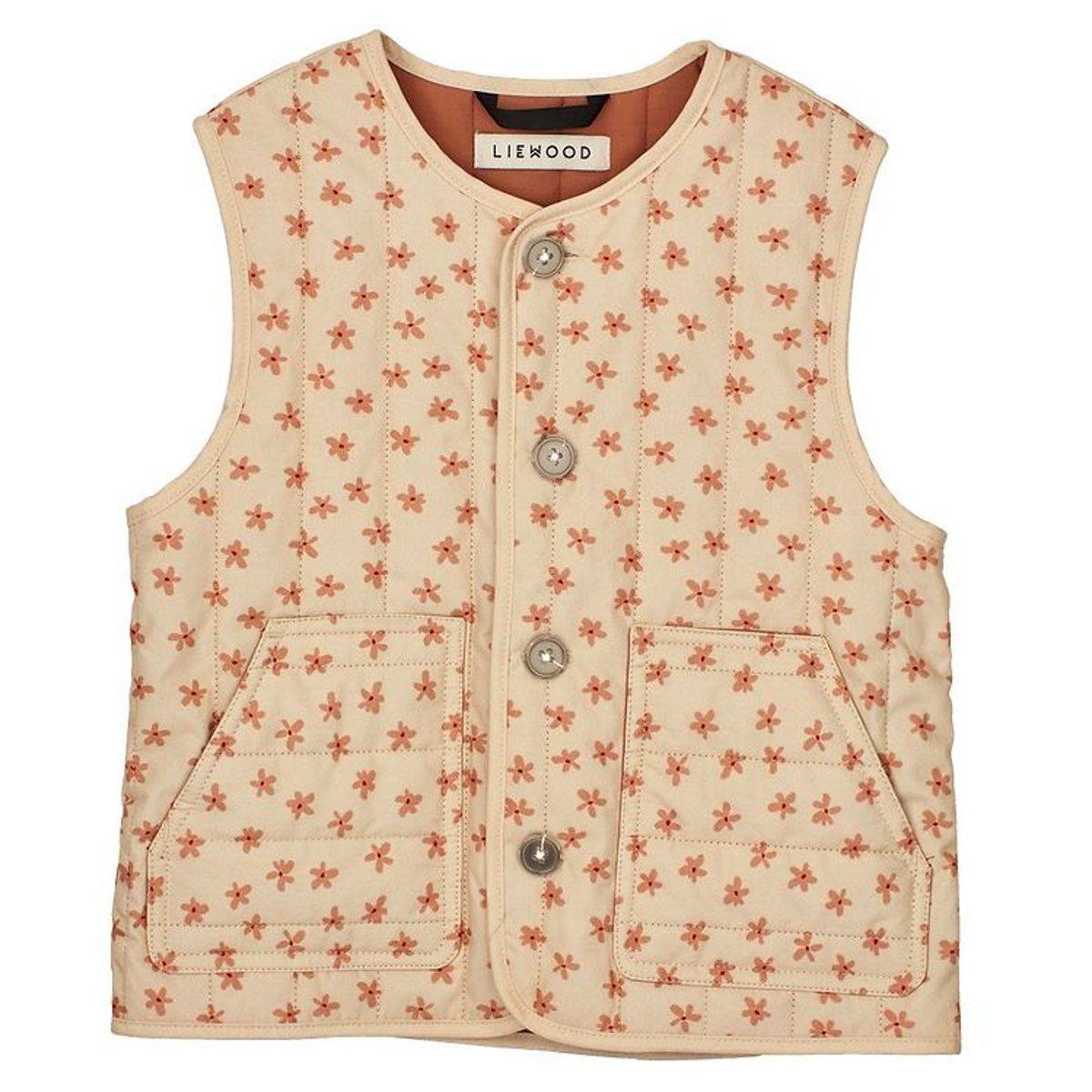 Liewood Termovest - Paros - Floral/Sea Shell Mix