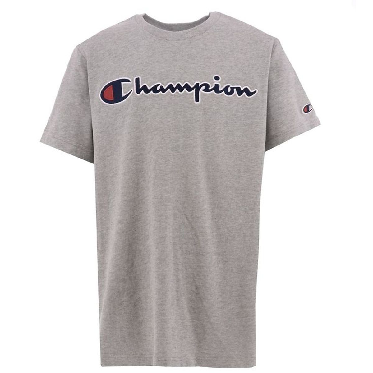 Champion Fashion T-shirt - Gråmeleret m. Logo