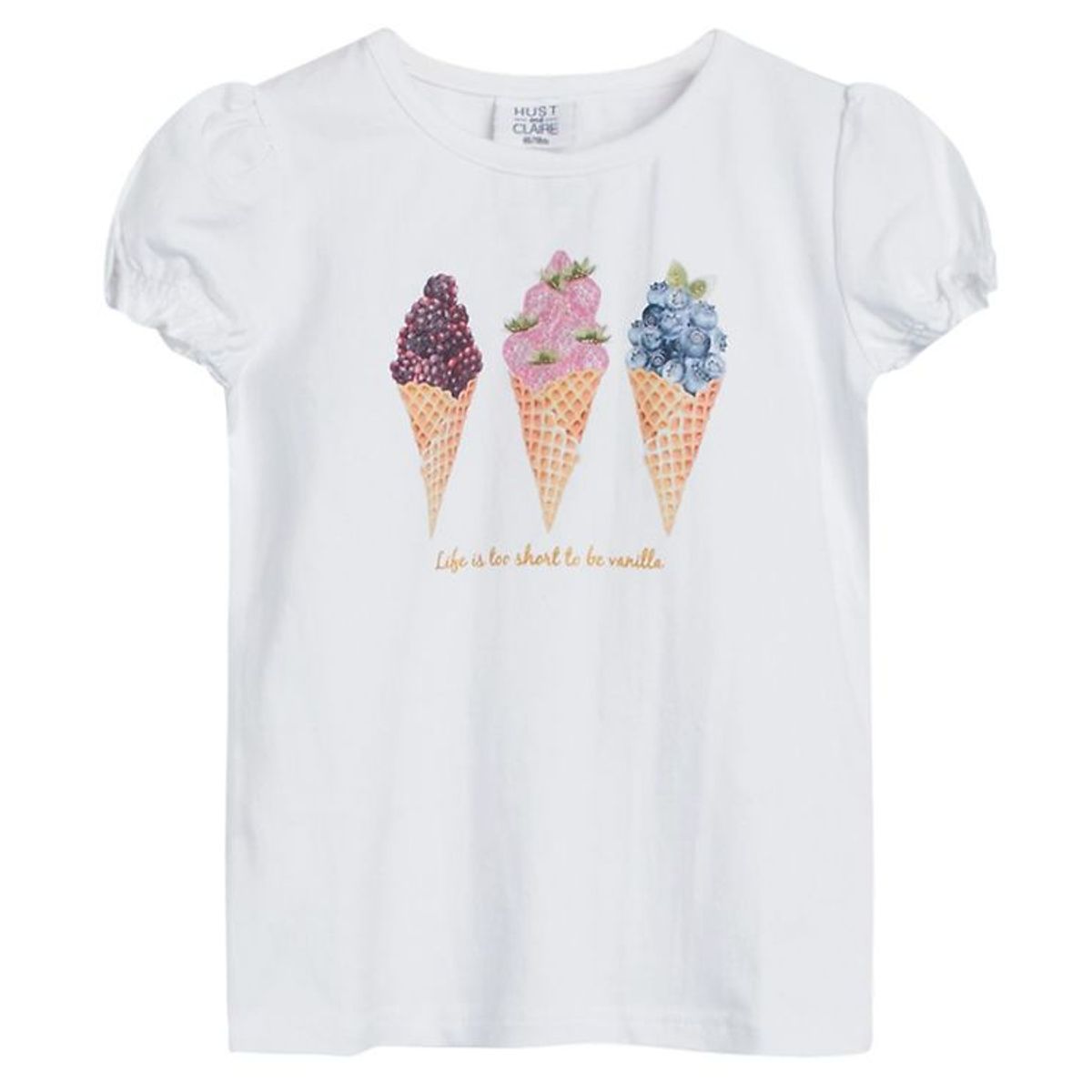 Hust and Claire T-Shirt - Ayla - White