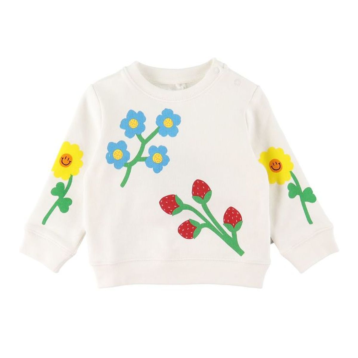 Stella McCartney Kids Sweatshirt - Hvid m. Blomster