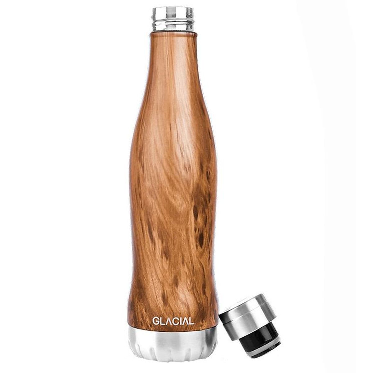 Glacial Termoflaske - 400 ml - Teak Wood