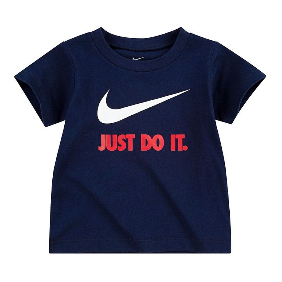 Nike T-shirt - Swoosh - Obsidian/University Red