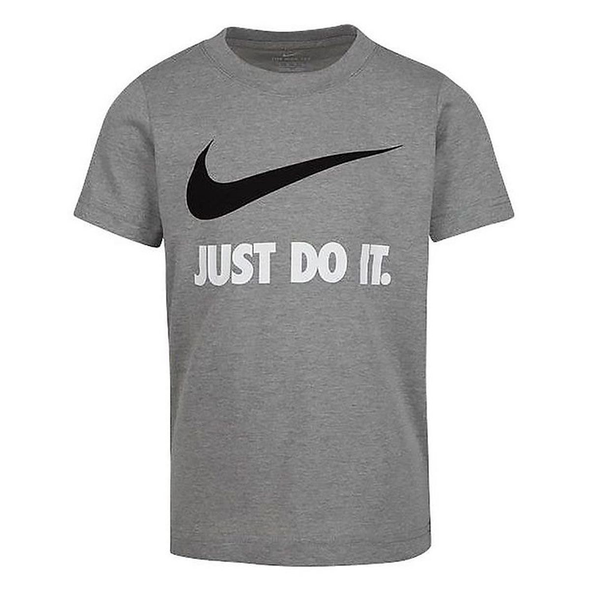 Nike T-shirt - Swoosh - Dark Gray Heather/White