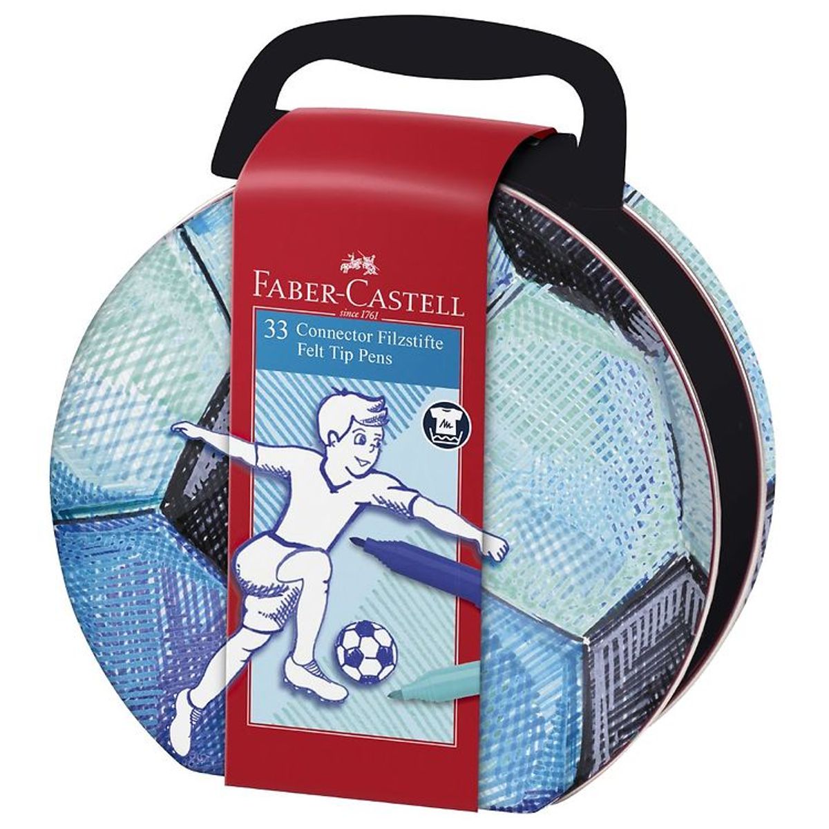 Faber-Castell Tuscher - Connector - 33 stk - Fodbold