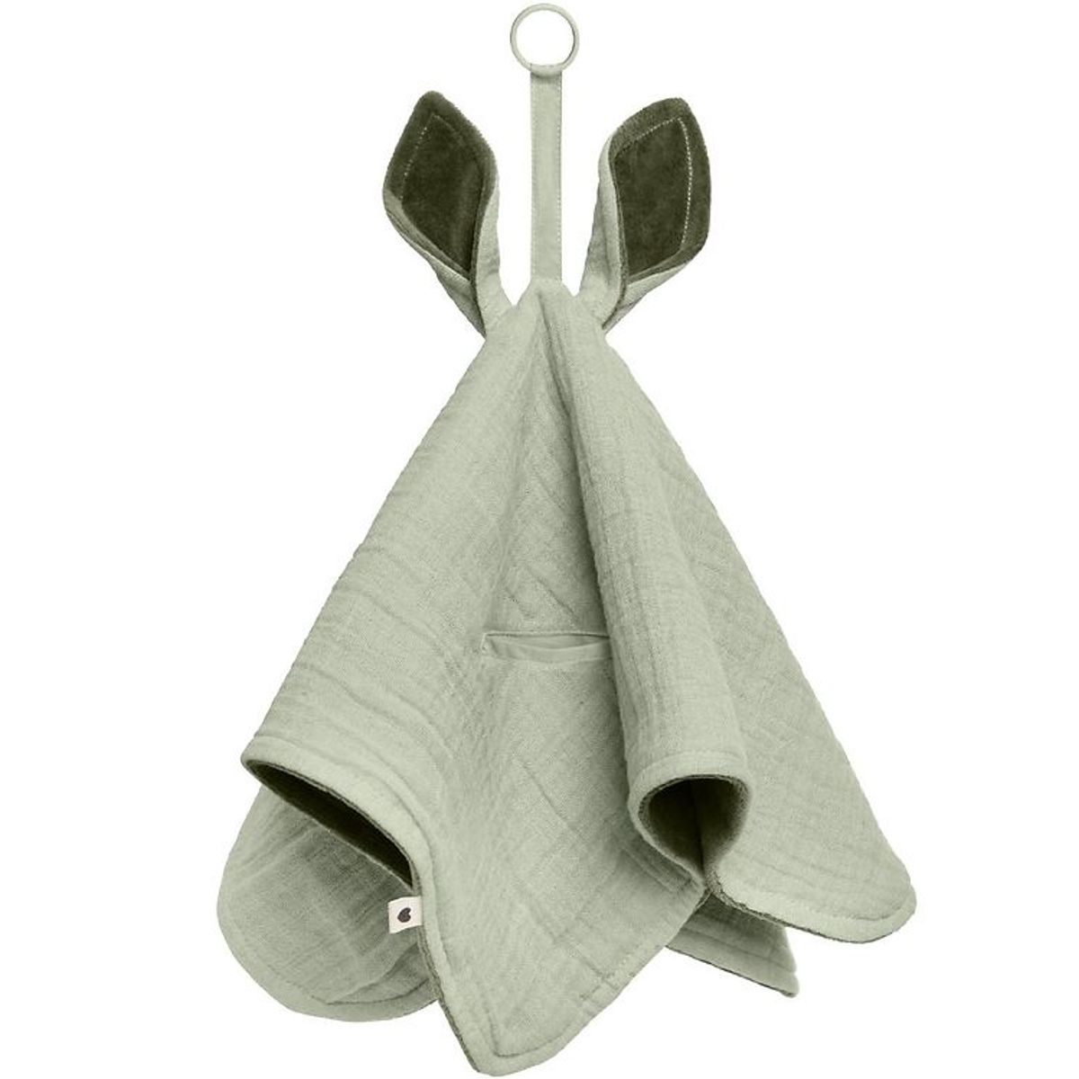 BIBS Nusseklud - 40x40 cm - Kangaroo - Sage/Hunter Green