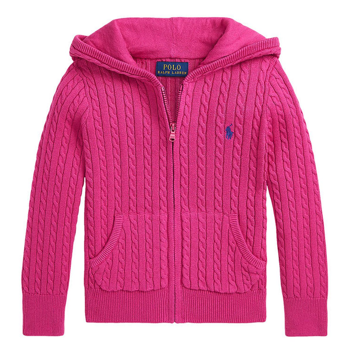 Polo Ralph Lauren Cardigan - Cable Strik - Pink