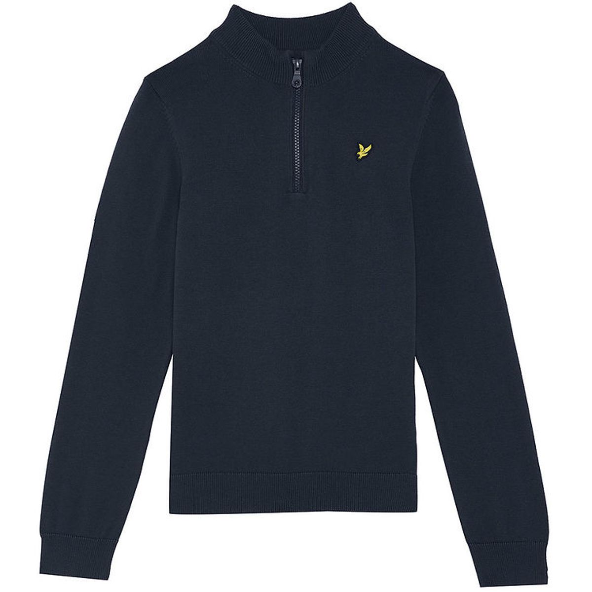 Lyle & Scott Sweatshirt - Strik - Quater Zip - Dark Navy