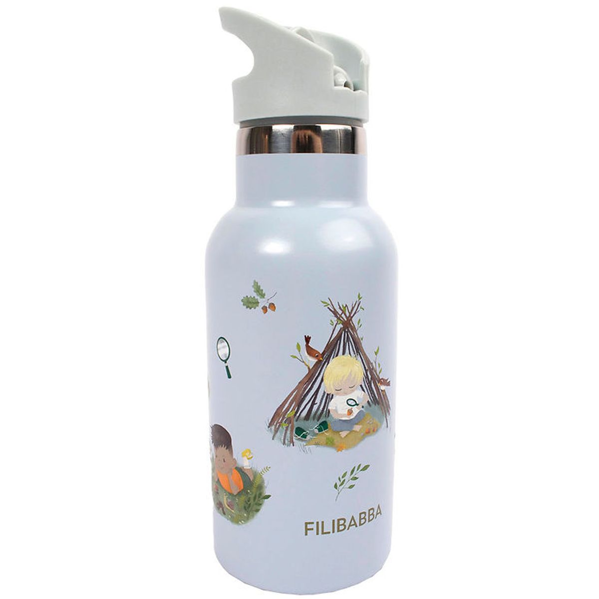 Filibabba Termoflaske - Rustfrit Stål - 350 ml - Tiny Explorers