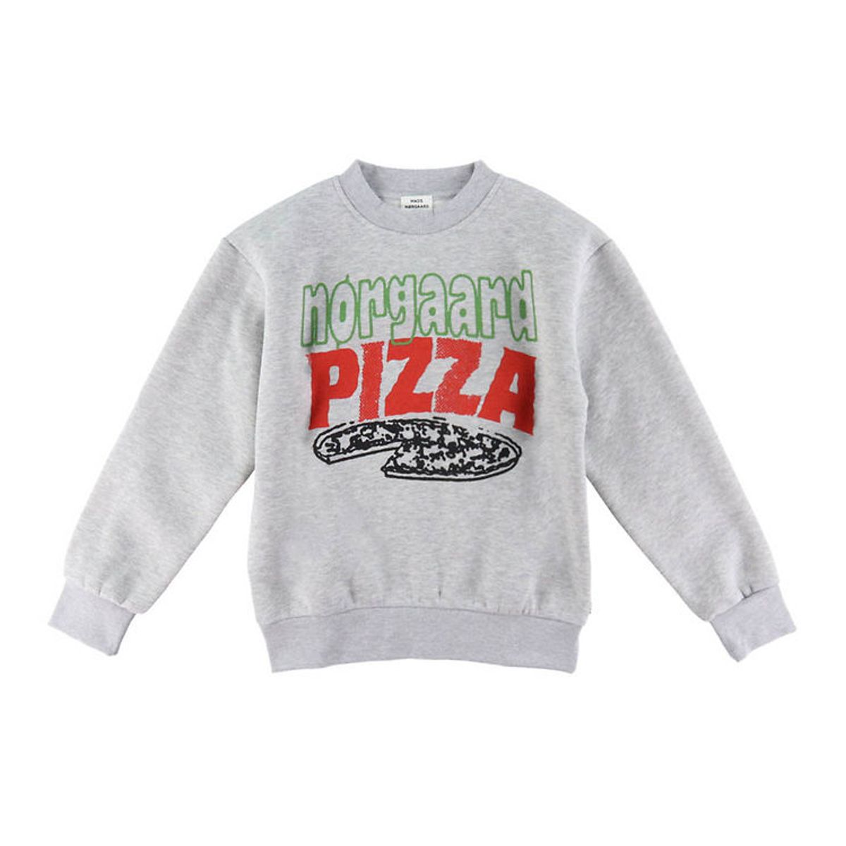 Mads Nørgaard Sweatshirt - Sonar - Light Grey Melange