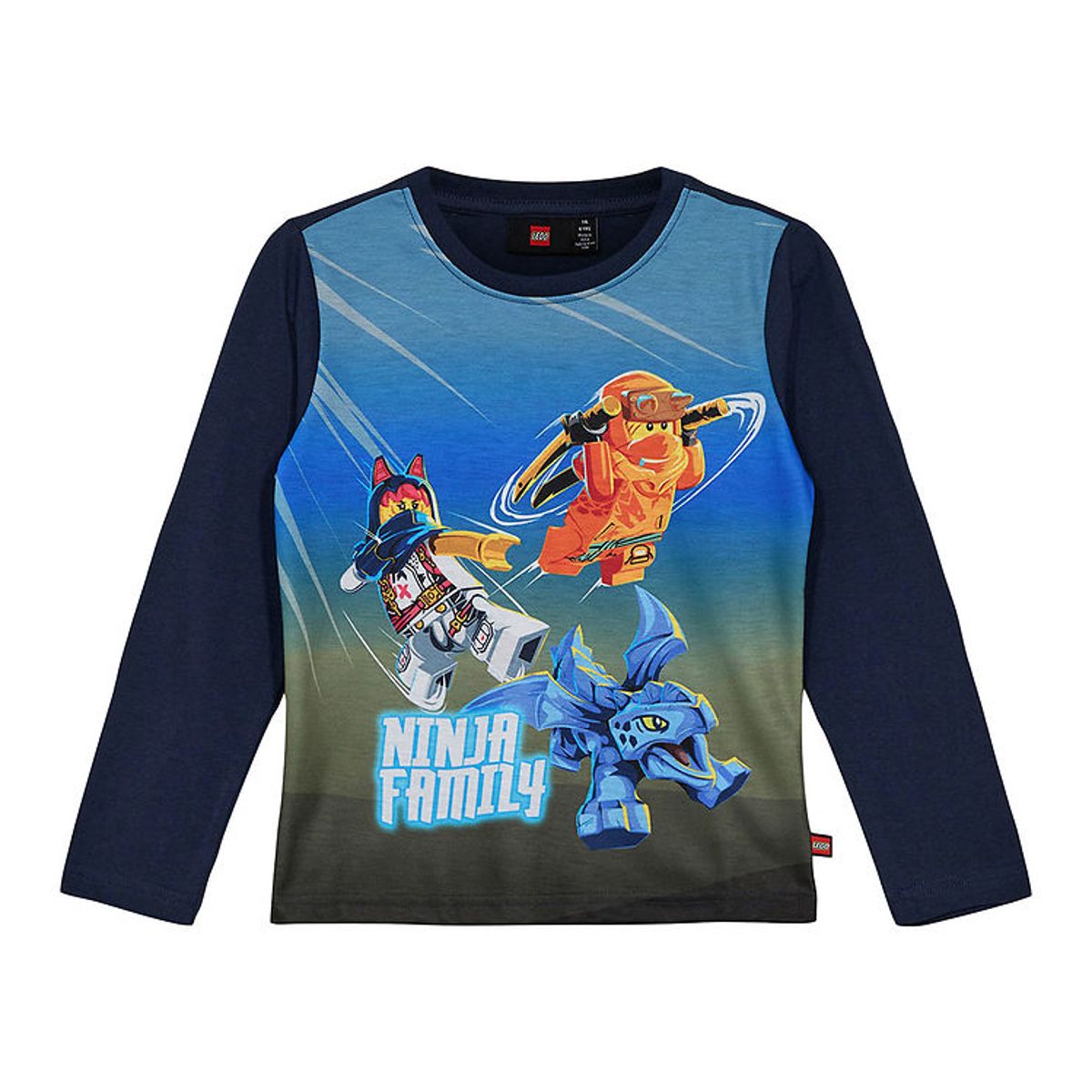 LEGO ® Ninjago Bluse - LWTano 618 - Dark Navy m. Print