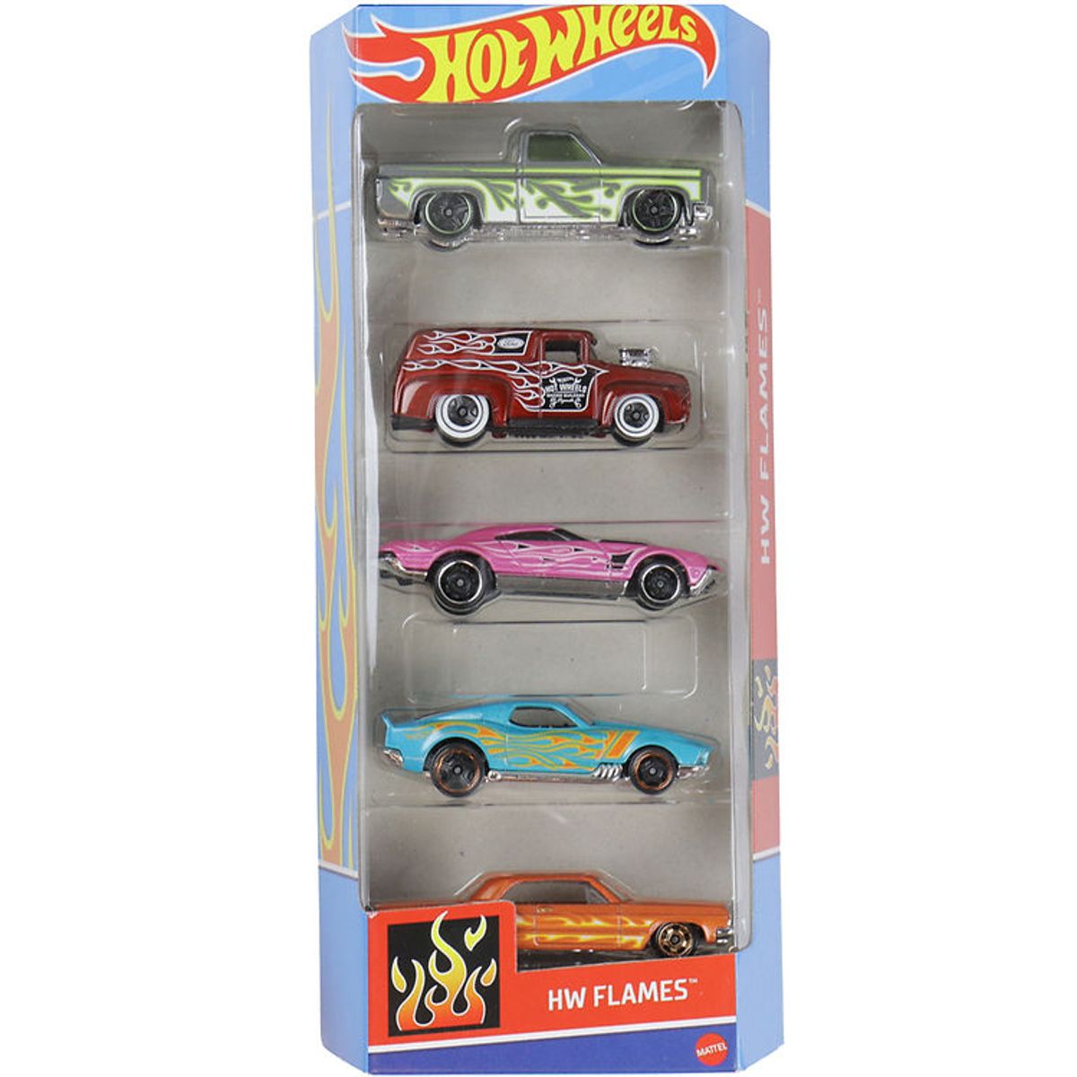 Hot Wheels Biler - 5-pak - HW Flames