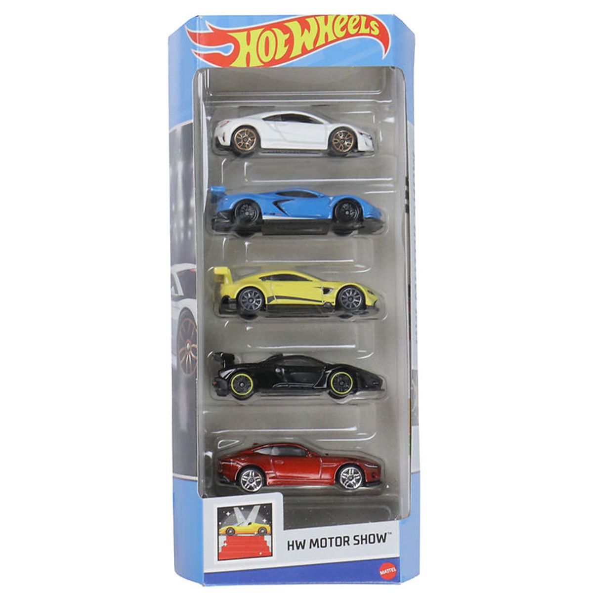 Hot Wheels Biler - 5-pak - HW Motor Show