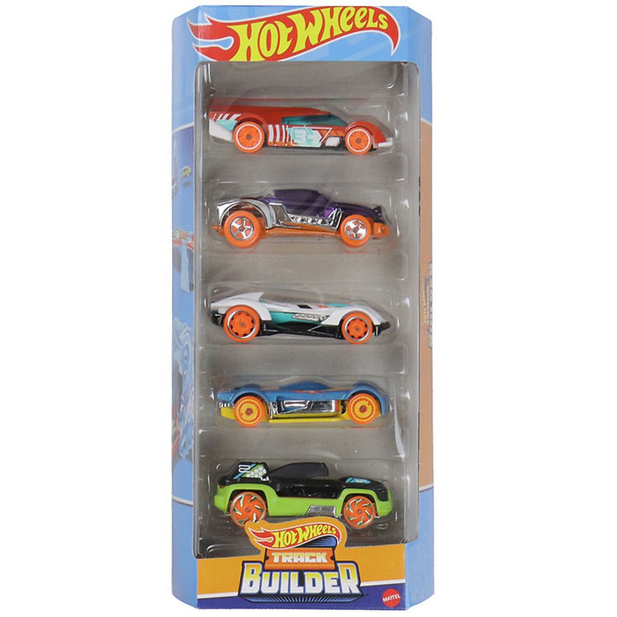 Hot Wheels Biler - 5-pak - Track Builder