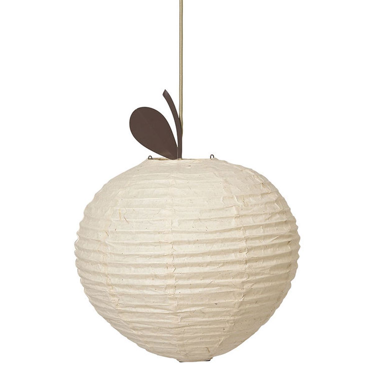 Ferm Living Lampeskærm - Apple - 41,4x48,4 cm - Natural