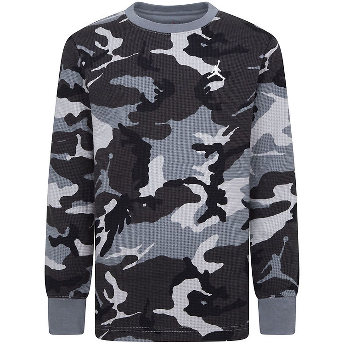 Jordan Bluse - Piqué - Smoke Grey/Camo