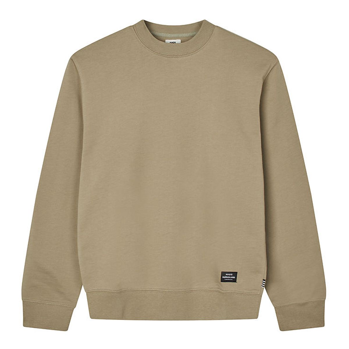 Mads Nørgaard Sweatshirt - Light Terry Solo - Silver Sage