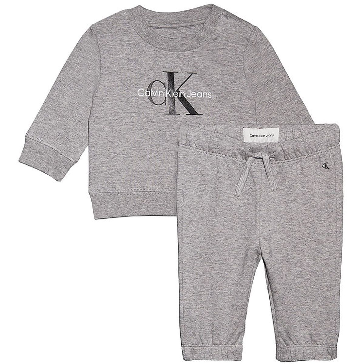 Calvin Klein Sweatsæt - Monogram - Grey Heather