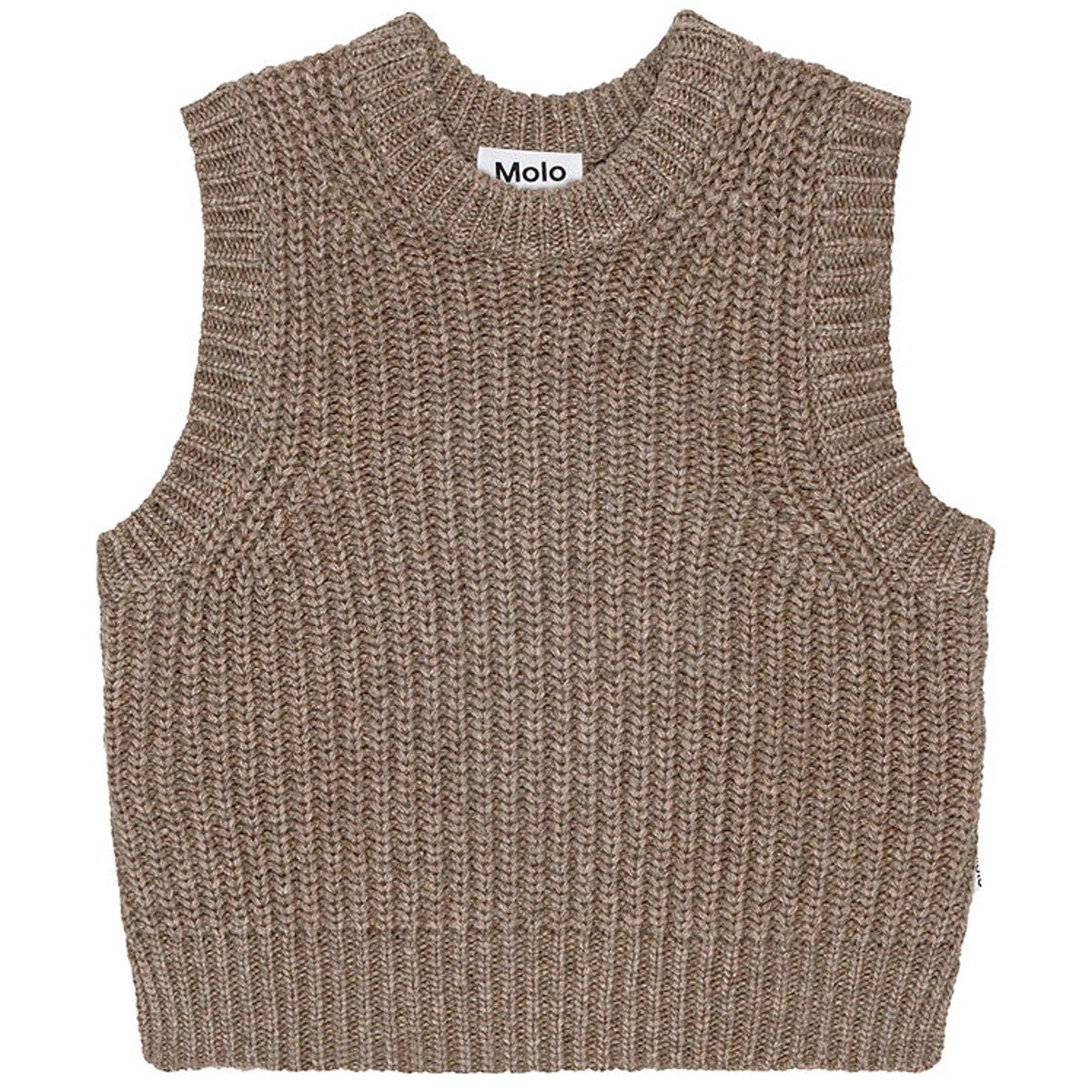 Molo Vest - Uld/Akryl - Gilberte - Brown Sugar