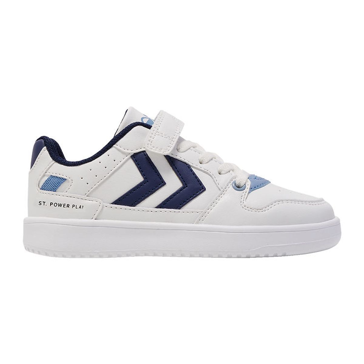 Hummel Sko - St. Power Play Jr - WHITE/BLUE