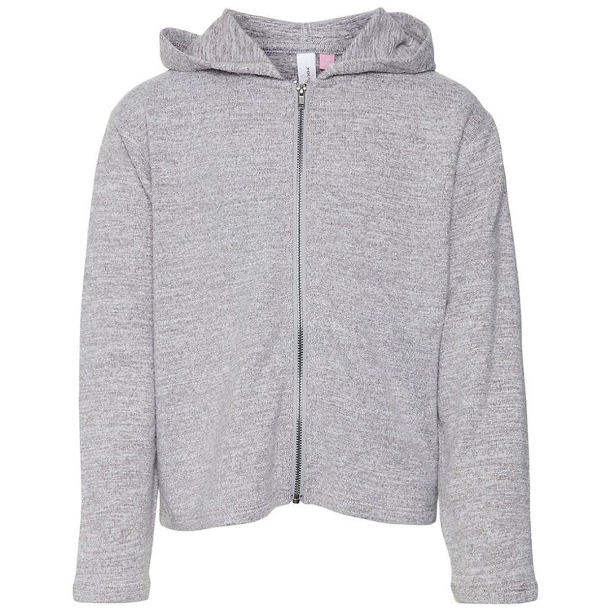 Vero Moda Girl Cardigan m. Hætte - VmBella - Light Grey Melange