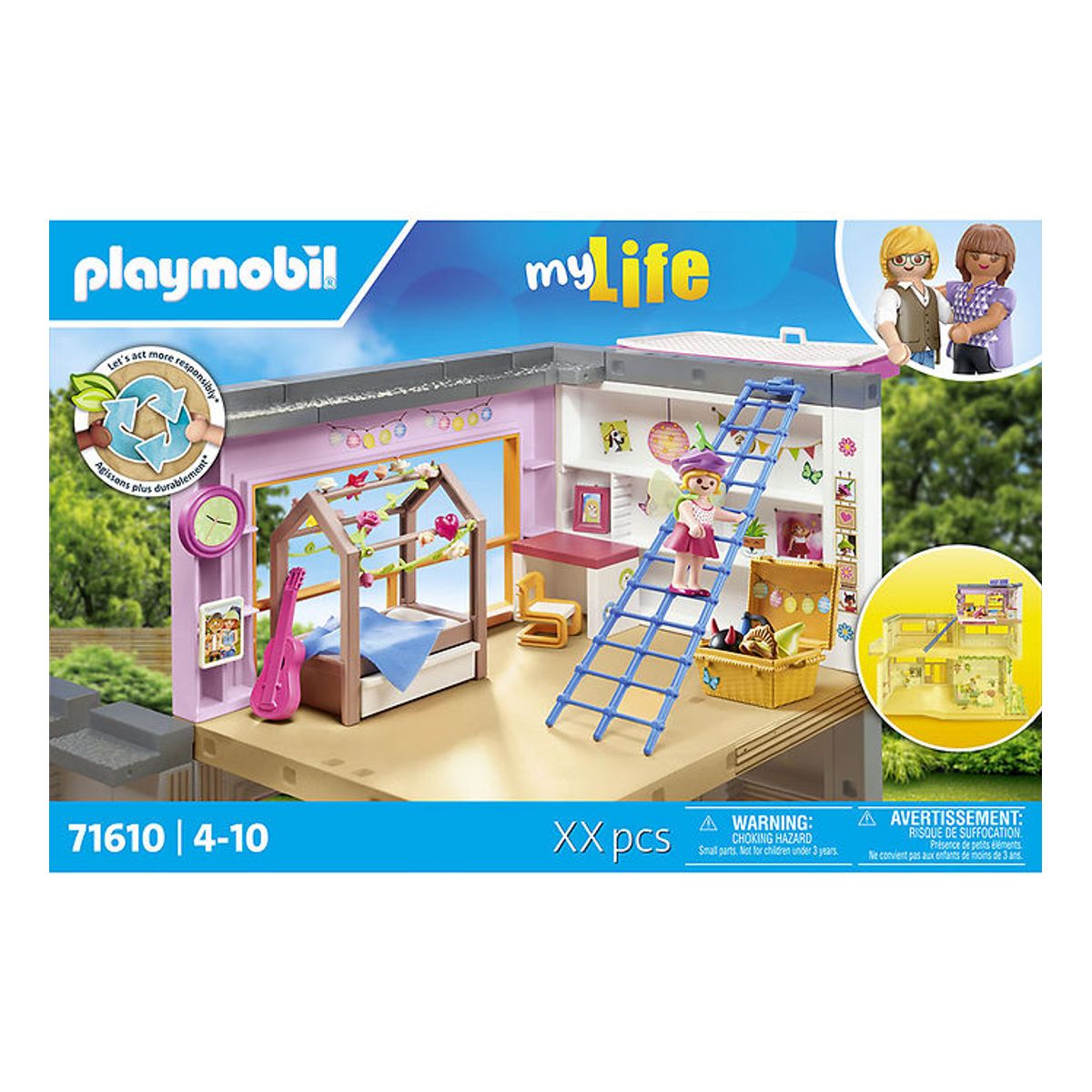 Playmobil My Life - Børneværelse - 71610 - 97 Dele