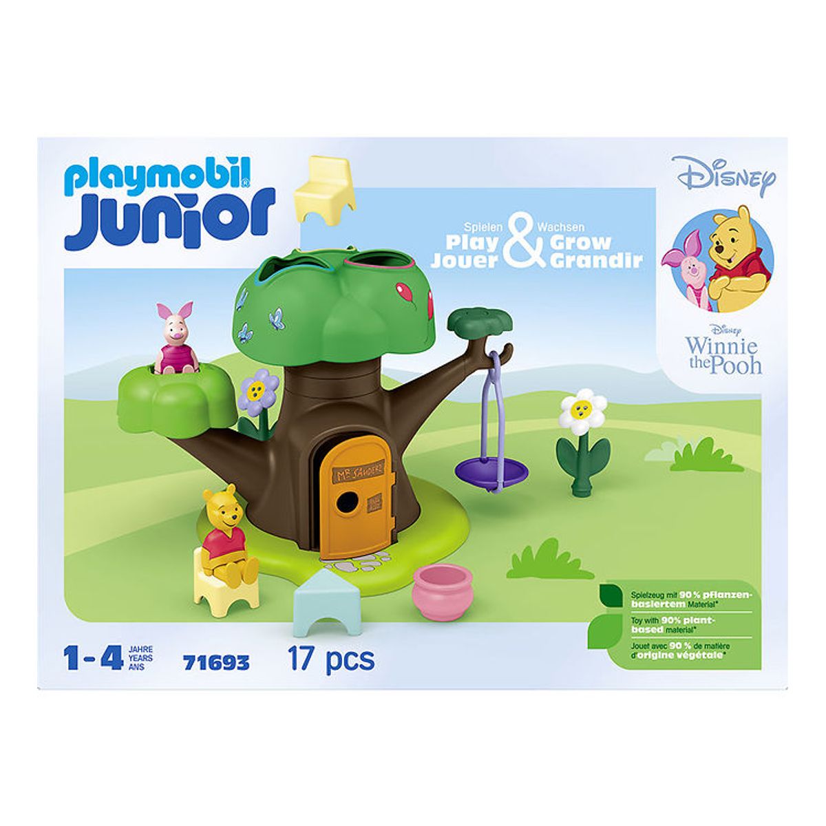 Playmobil Junior - Junior & Disney: Plys og Grislings Træhus - 7