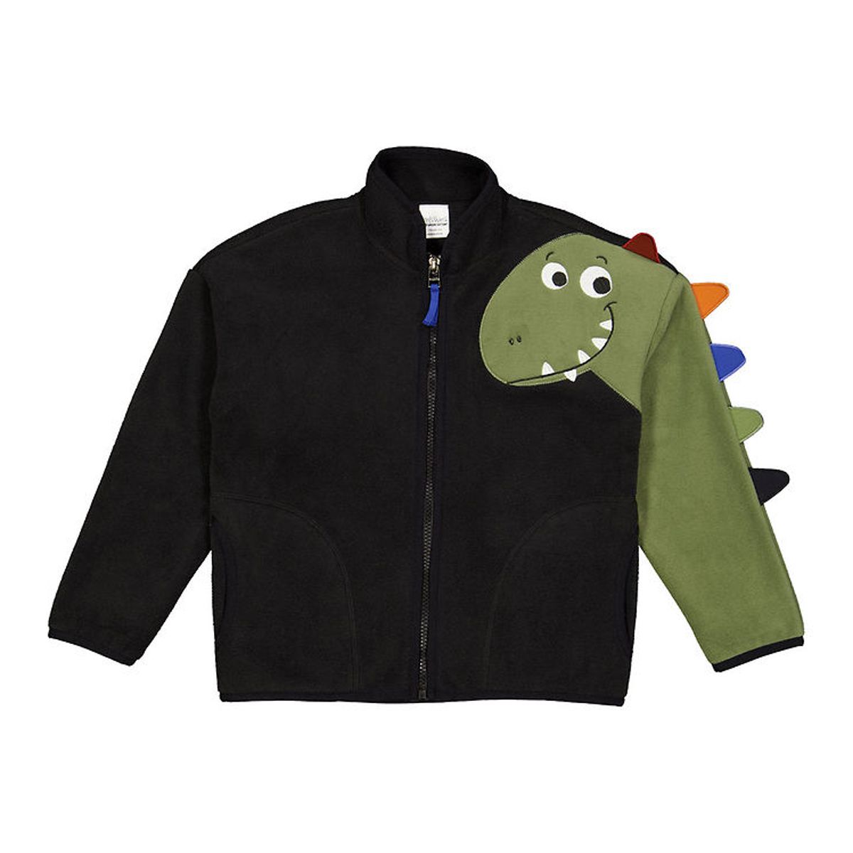 Freds World Fleecejakke - Sort m. Dino