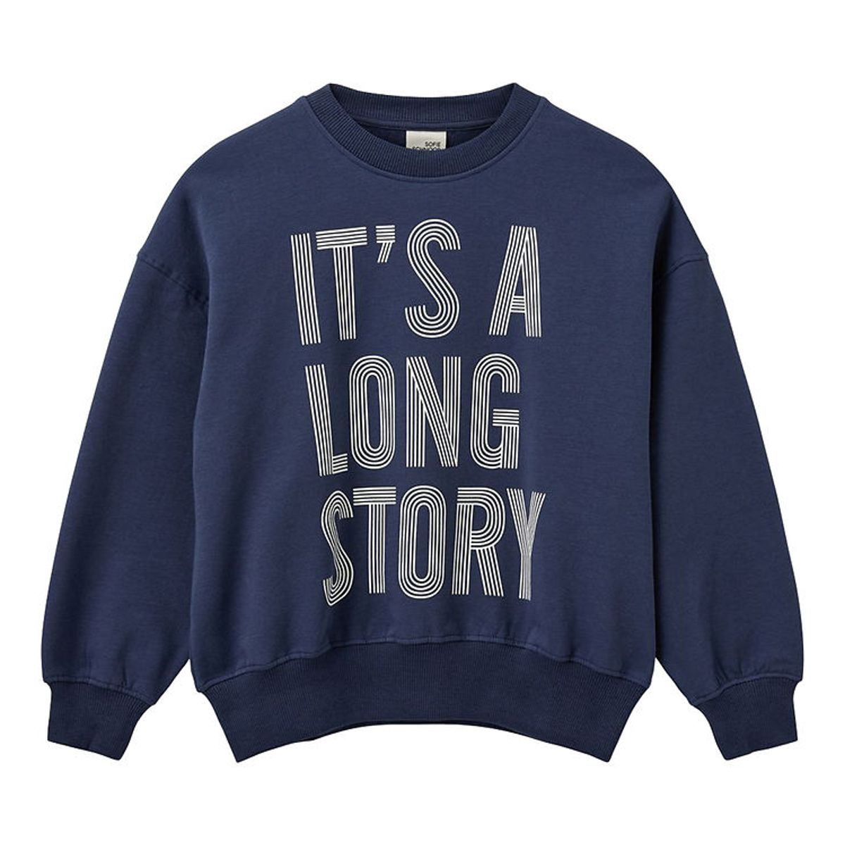 Sofie Schnoor Sweatshirt - Dark Navy m. Print