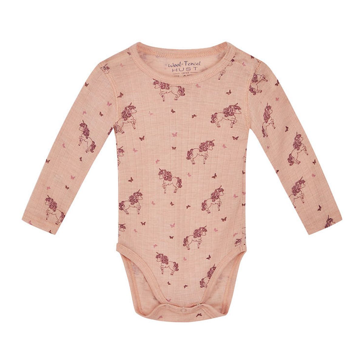 Hust and Claire Body l/æ - Uld/Tencel - Rib - Bocel - Rose Cloud