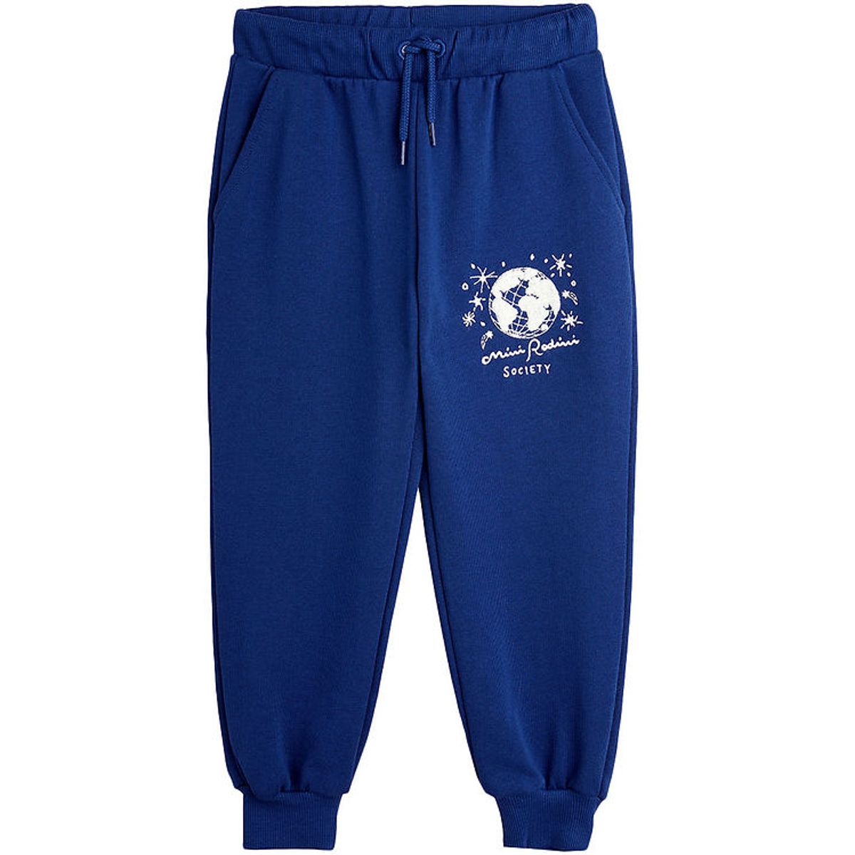 Mini Rodini Sweatpants - Society Emb - Blå