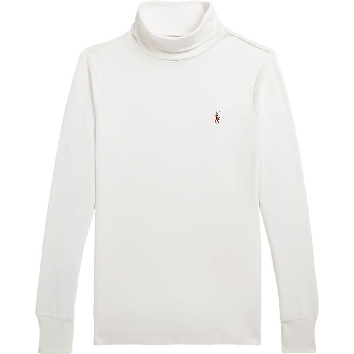 Polo Ralph Lauren Bluse m. Rullekrave - Hvid